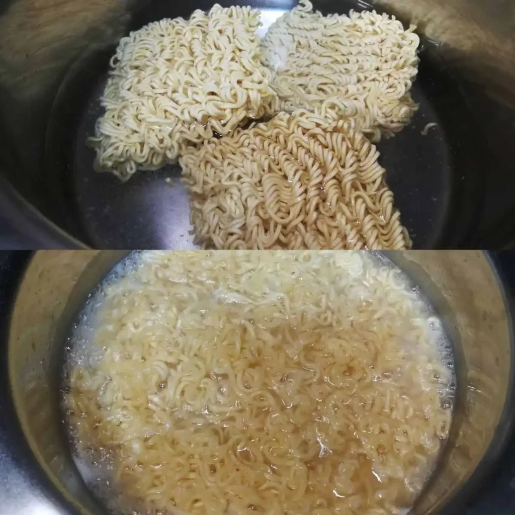 cooking ramen noodles