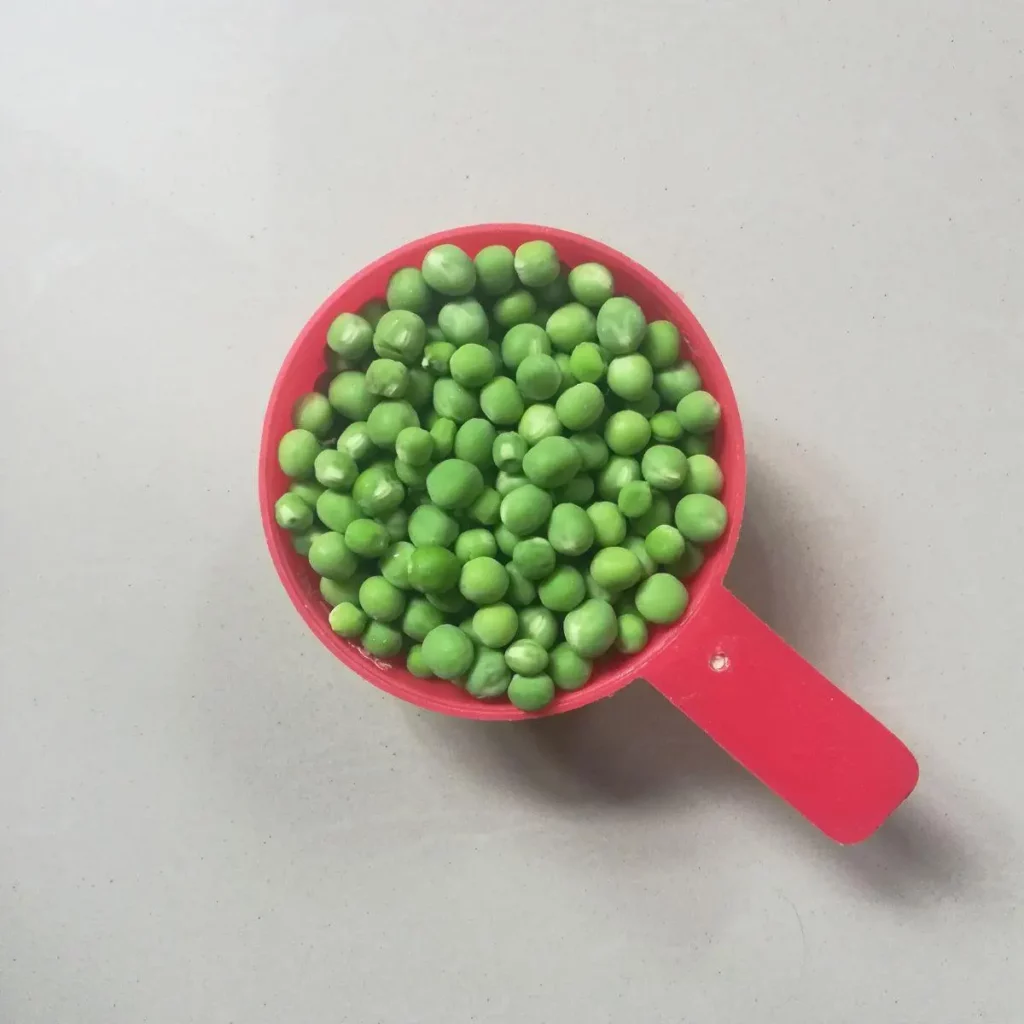 one cup of green peas